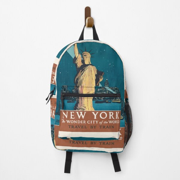 Item preview, New York Statue of Liberty Travel Poster designed and sold by WillowNox7.