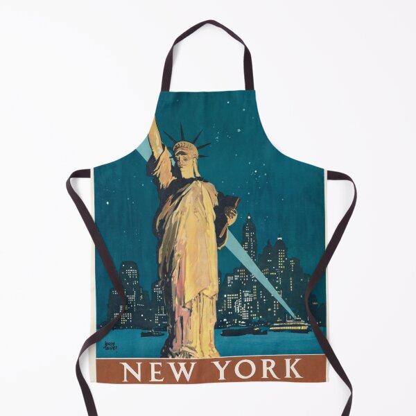 Item preview, New York Statue of Liberty Travel Poster designed and sold by WillowNox7.