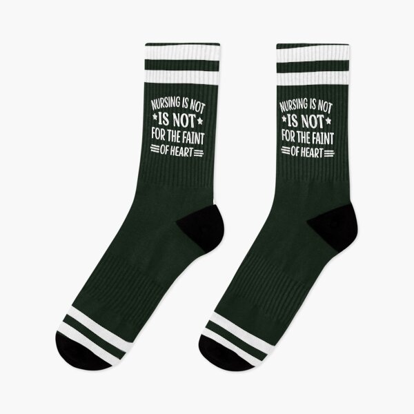 Item preview, Nursing Is Not for the Faint of Heart, Funny Nurse designed and sold by CloudyPress.