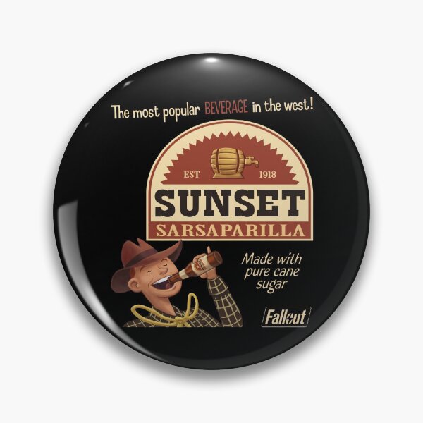 Item preview, Sunset Sarsaparilla - Fallout - The Most Popular Beverage In The West Est 1918 designed and sold by snhowkk.