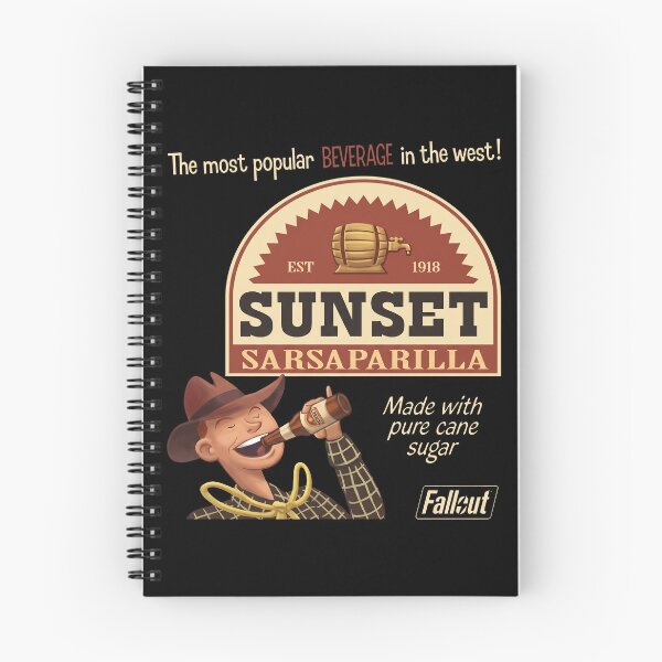 Item preview, Sunset Sarsaparilla - Fallout - The Most Popular Beverage In The West Est 1918 designed and sold by snhowkk.