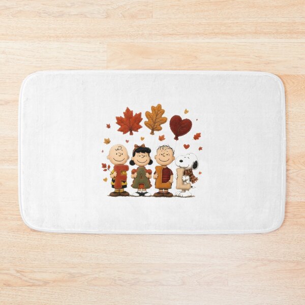 Item preview, Snoopy and Friends Cozy in Autumn Leaves Cute Halloween Season Illustration designed and sold by angeldustartist.
