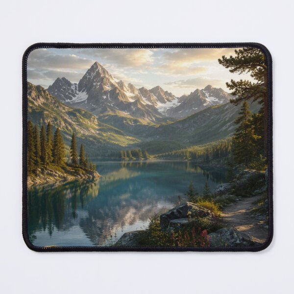 Item preview, Alpine Lake Between Majestic Peaks designed and sold by JuViRo.