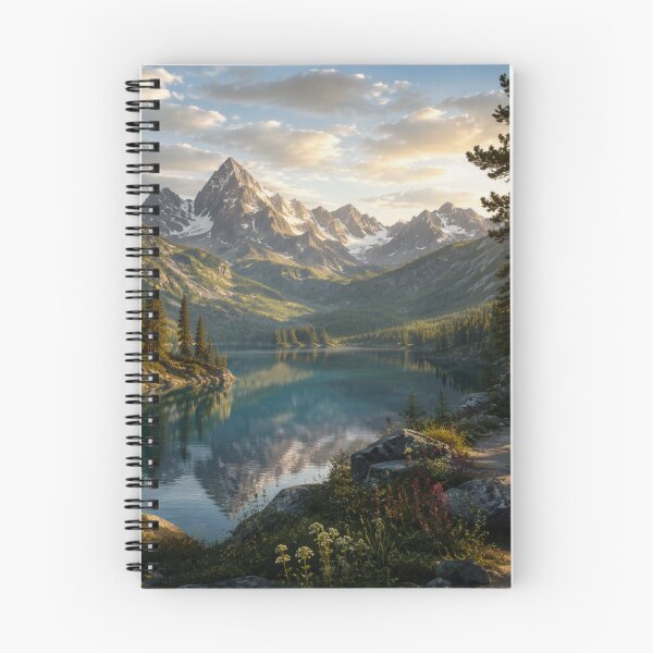 Item preview, Alpine Lake Between Majestic Peaks designed and sold by JuViRo.