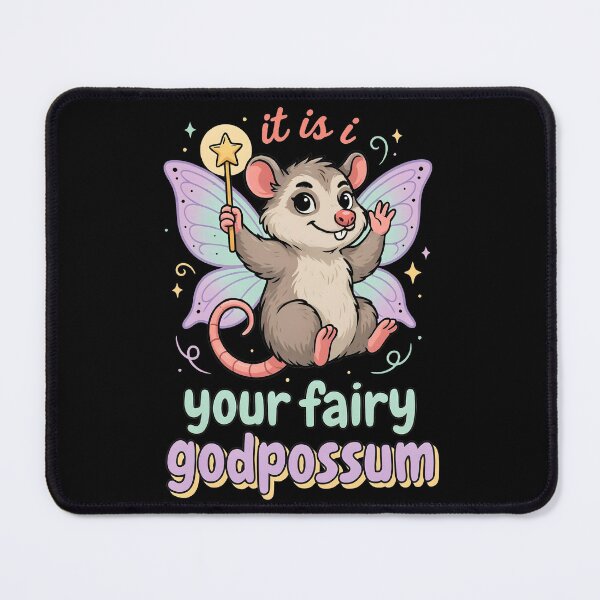Item preview, It Is I Your Fairy Godpossum Quirky Fairy Meme designed and sold by Redgiant87x.