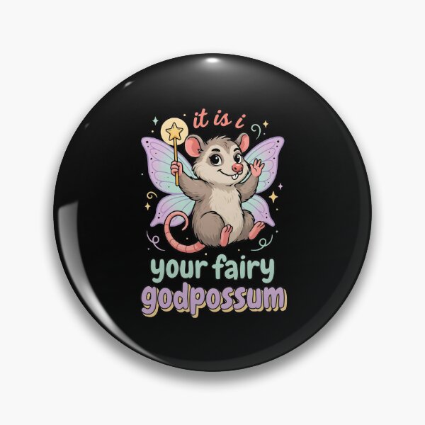 Item preview, It Is I Your Fairy Godpossum Quirky Fairy Meme designed and sold by Redgiant87x.