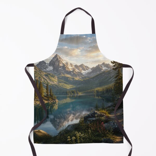 Item preview, Alpine Lake Between Majestic Peaks designed and sold by JuViRo.