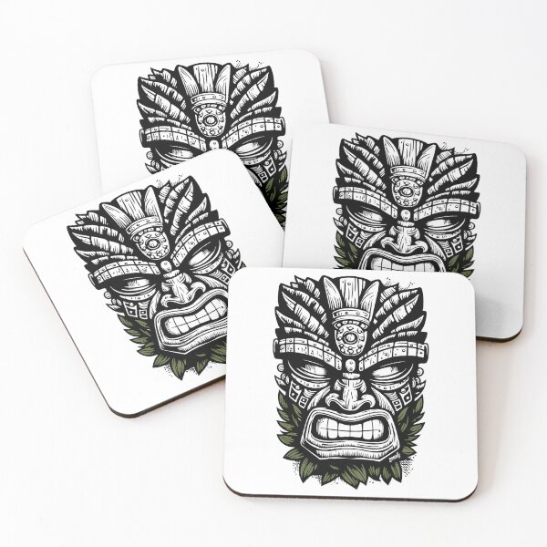 Artikelvorschau, Tiki Mask 2 Island Vacation Design By Gnarly entworfen und verkauft von DekorStyle.