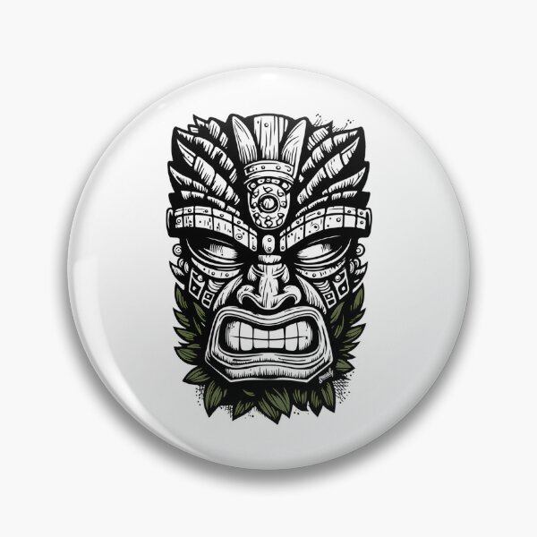 Item preview, Tiki Mask 2 Island Vacation Design By Gnarly designed and sold by DekorStyle.