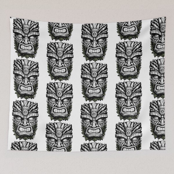 Item preview, Tiki Mask 2 Island Vacation Design By Gnarly designed and sold by DekorStyle.