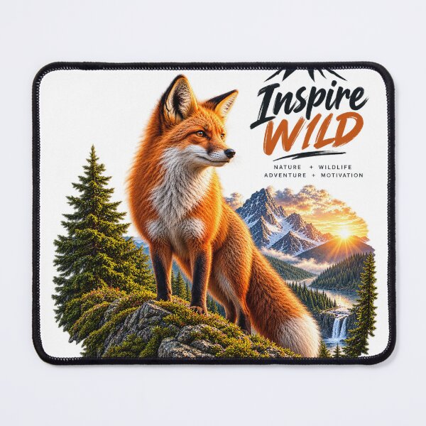 Item preview, Wild Fox Mountain Adventure – Wilderness & Freedom designed and sold by Wild Inspire.