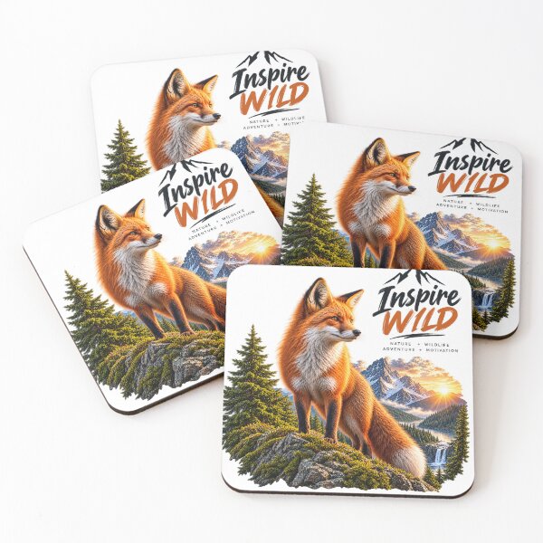 Item preview, Wild Fox Mountain Adventure – Wilderness & Freedom designed and sold by Wild Inspire.