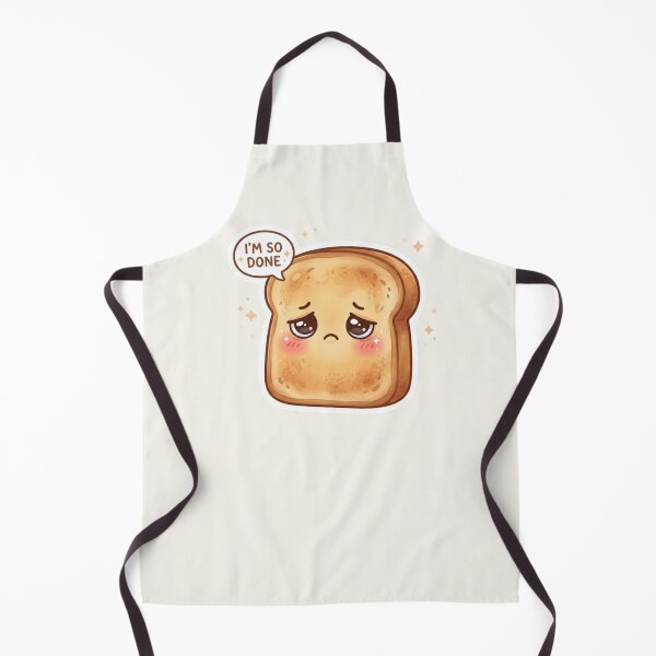 Item preview, I’m So Done Kawaii Toast designed and sold by Cerys-GS.