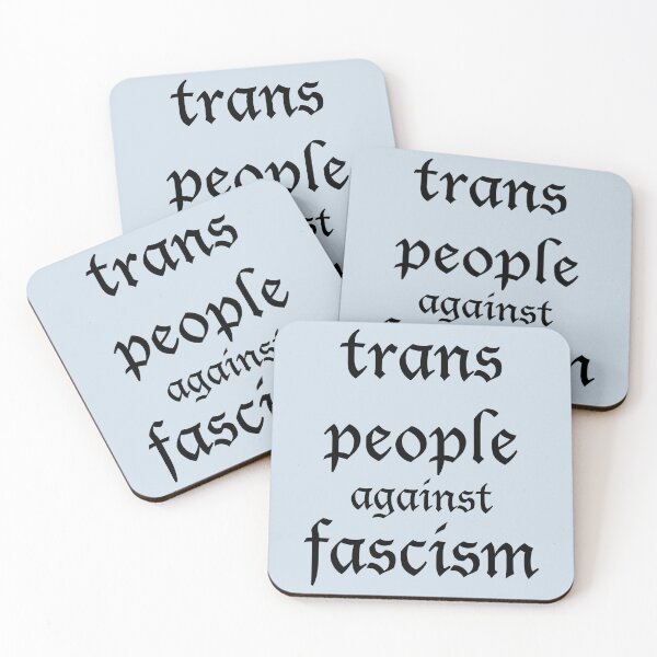 Item preview, trans people against fascism designed and sold by DeltaQuadrant.
