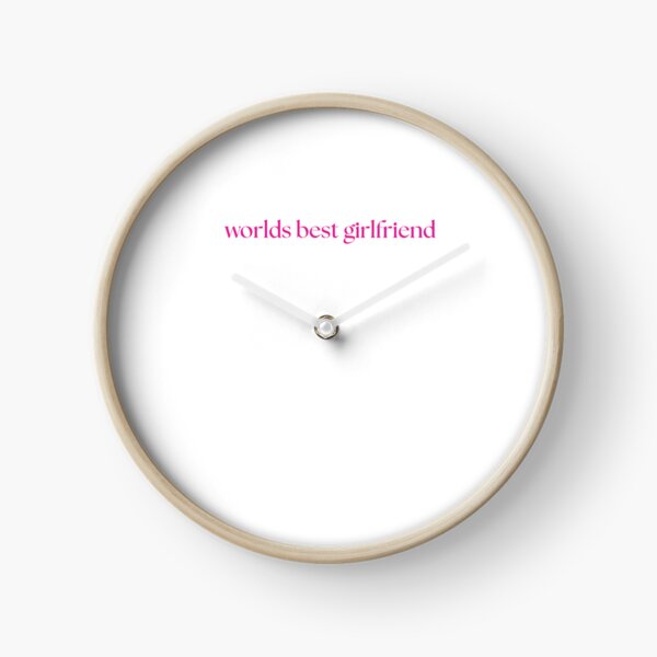 Item preview, worlds best girlfriend - hot pink designed and sold by dollhouseclub.