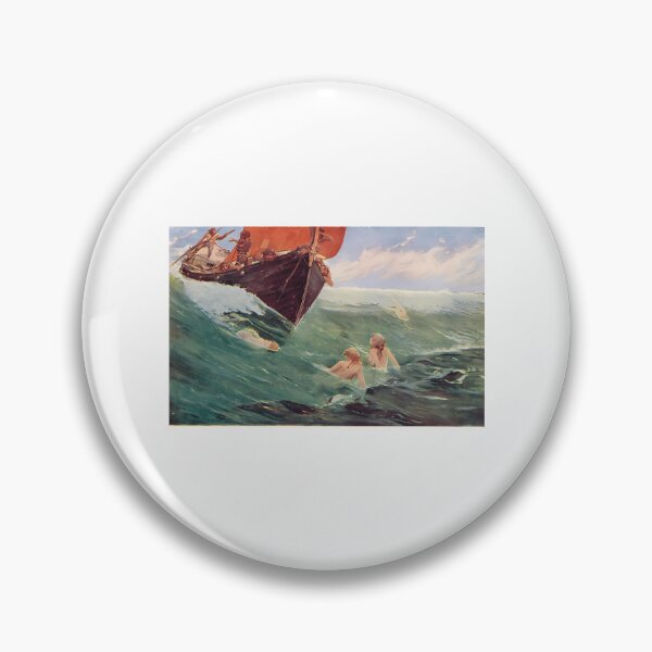 Item preview, Mermaids Luring Sailors To Their Death On The Rocks designed and sold by Garstshop.