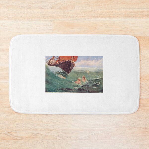 Item preview, Mermaids Luring Sailors To Their Death On The Rocks designed and sold by Garstshop.
