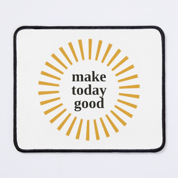Item preview, Make Today Good — Retro Sunburst Positive Quote designed and sold by raeandcharles.