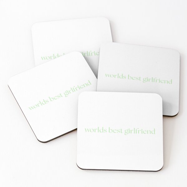 Item preview, worlds best girlfriend - green designed and sold by dollhouseclub.