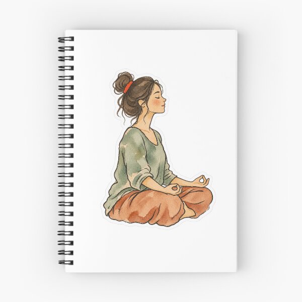 Item preview, Ten Minutes of Quiet, Meditating Woman designed and sold by Jessie's Palette.