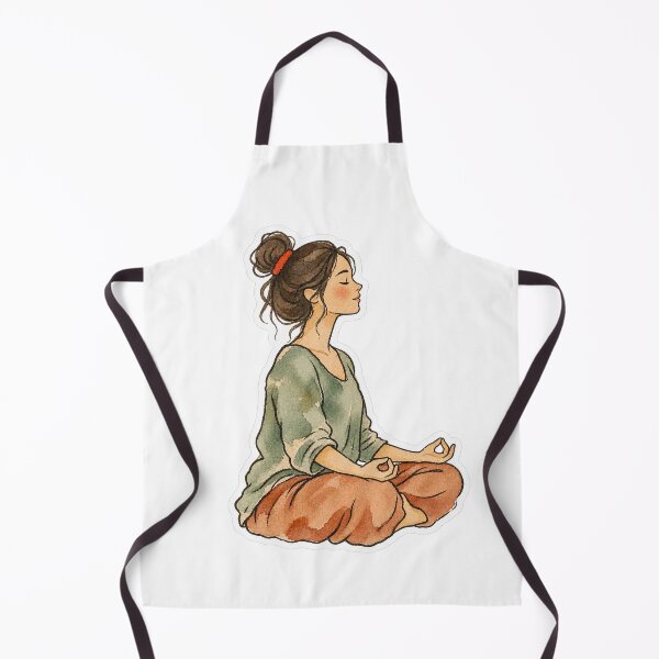 Item preview, Ten Minutes of Quiet, Meditating Woman designed and sold by Jessie's Palette.