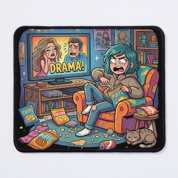 Item preview, TOO MUCH DRAMA, NOT ENOUGH SNACKS designed and sold by OtavioPeres.