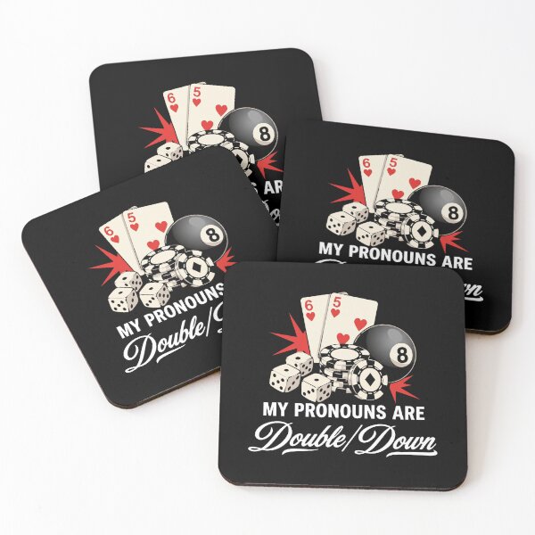 Item preview, My Pronouns Are Double/Down - Gambling Casino designed and sold by snhowkk.