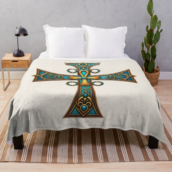 Item preview, Intricate Egyptian Cross Symbol Design for African Spirituality designed and sold by 'VARI'.