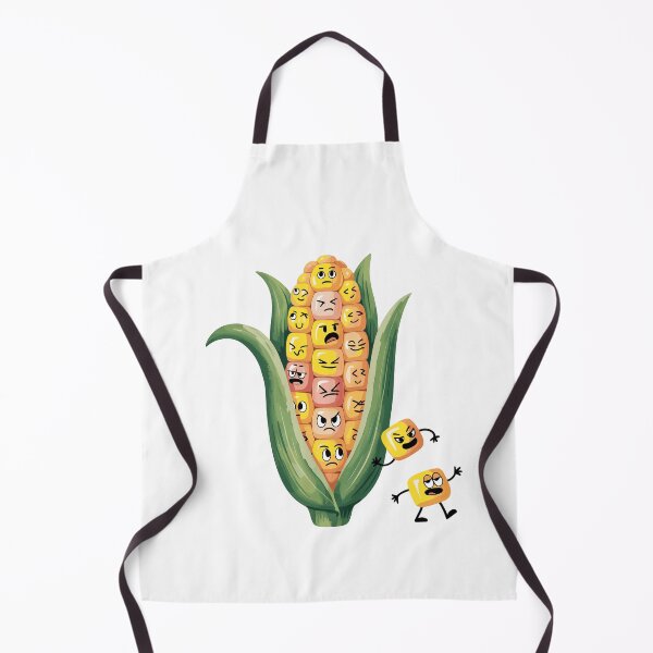 Item preview, Funny Corn Cartoon Vegetable Faces Design designed and sold by styleonestaa.