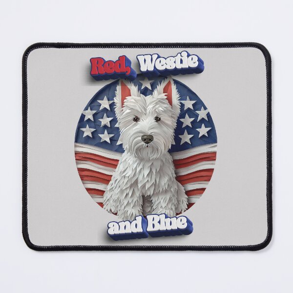 Item preview, For my fellow Patriotic Westie Lovers! designed and sold by WestieMDR.