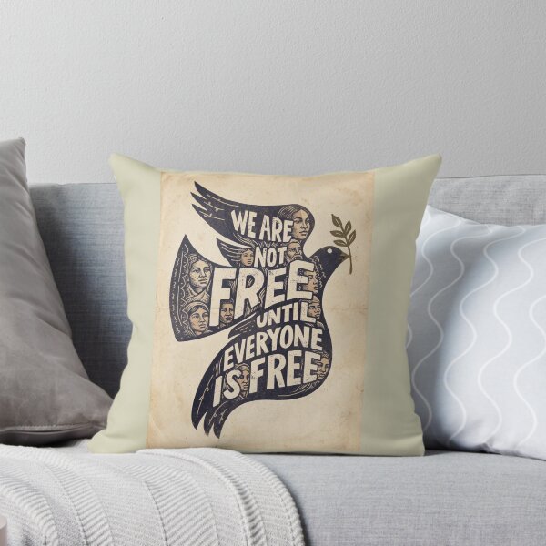 Item preview, We Are Not Free Until Everyone Is Free Limited Edition Authentic Vintage Fine Art Print New York designed and sold by Cool Robot Bro..