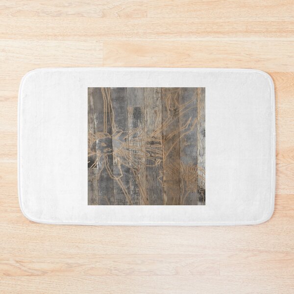 Item preview, Whimsical Daisy Flower Engraved Wood Barnwood designed and sold by DekorStyle.