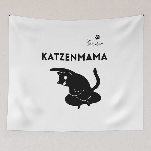 Item preview, Personalized cat shirt and other products – Cat Mom, cat lover designed and sold by Katja LebenFreude.