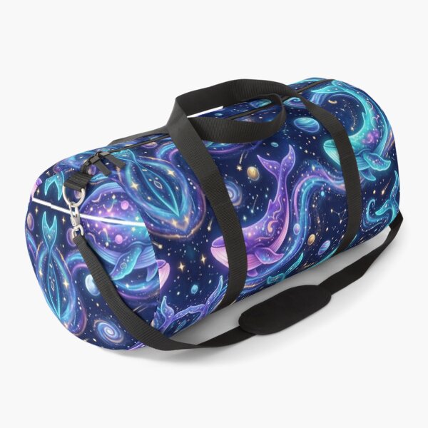 Item preview,  Cosmic Whale Shark Goodnight Little Watercolor cute purple Whale  Ocean Seamless Pattern  designed and sold by ArtDesignTp.