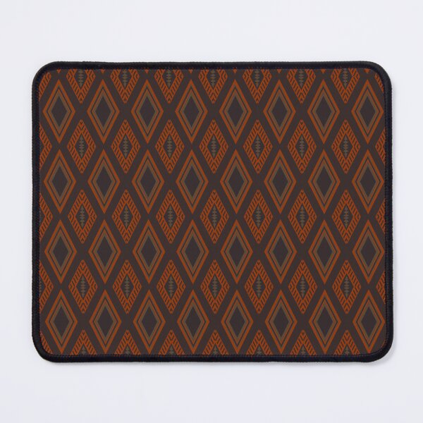 Item preview, Terracotta Diamond Geometric Ethnic Pattern designed and sold by Vinegarice.