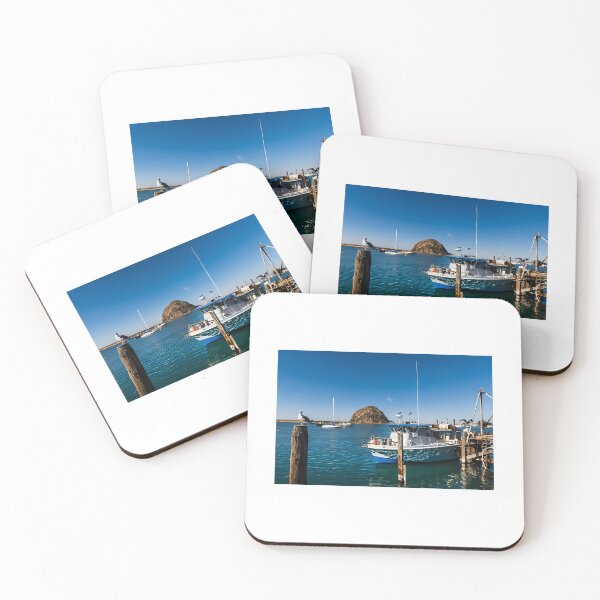 Item preview, Morro Bay Harbor And The Looming Morro Rock That Dominates It On California'S Central Coast designed and sold by Garstshop.