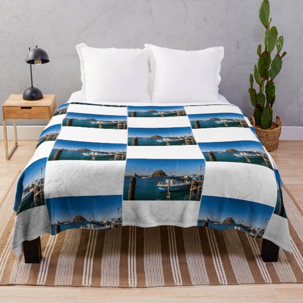 Item preview, Morro Bay Harbor And The Looming Morro Rock That Dominates It On California'S Central Coast designed and sold by Garstshop.