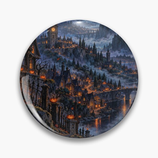 Item preview, Halloween Scenic view Tee designed and sold by HarryCW.