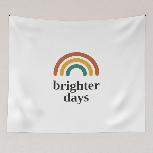 Item preview, Brighter Days — Retro Rainbow, Hope & Positivity designed and sold by raeandcharles.
