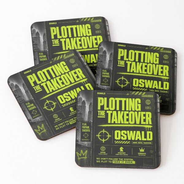Item preview, Plotting the Takeover Urban Strategy Motivational Poster designed and sold by Lespribos .