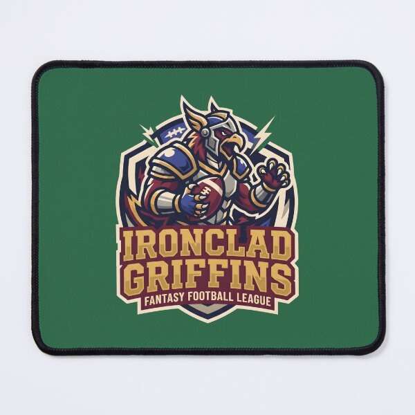 Item preview, Ironclad Griffins Fantasy Football League Crest. designed and sold by MyHappyArtShop.