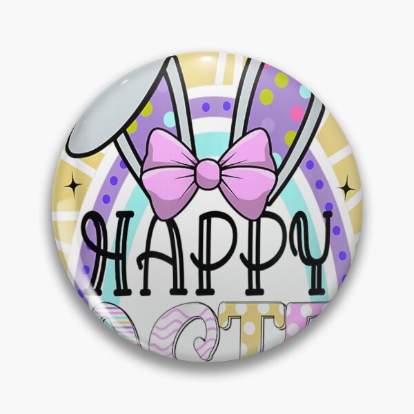 Item preview, Happy Easter Bunny Rabbit Face Funny Easter Day Rainbow  designed and sold by Copelneon.