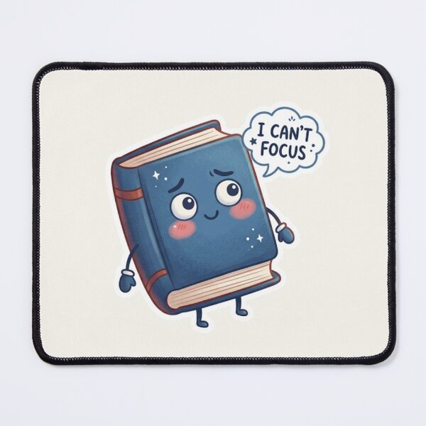 Item preview, I Can’t Focus Kawaii Book designed and sold by Cerys-GS.