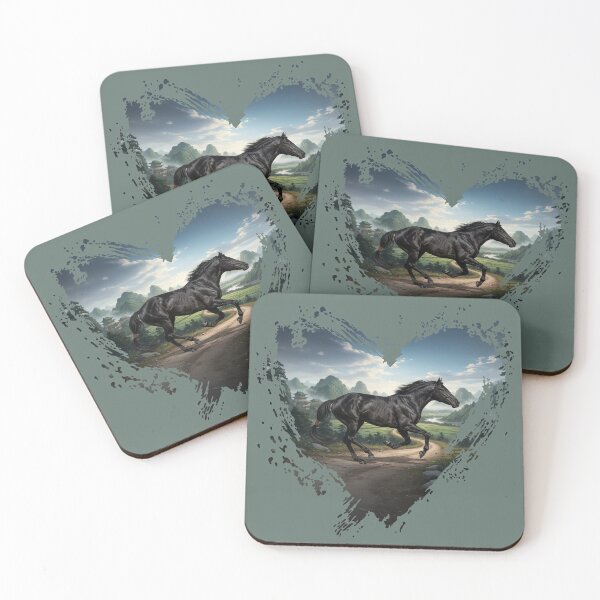 Item preview, The Abaga horse, China, and a heart designed and sold by Cheval-de-coeur.