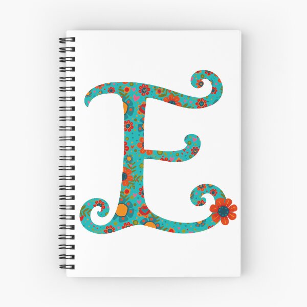 Item preview, Floral Letter E - Colorful Personalized Initial Sticker designed and sold by Inspirivity.