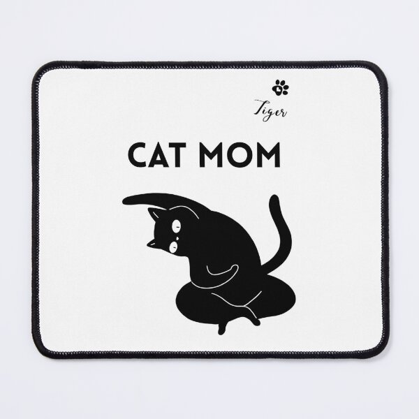 Item preview, Personalized cat shirt and other products, completely customized – Cat Mom, cat lover designed and sold by Katja LebenFreude.