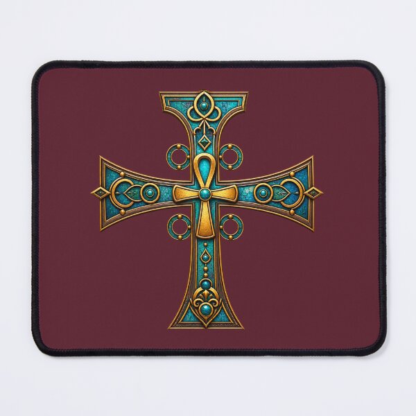 Item preview, Intricate Egyptian Cross Symbol Design for African Spirituality designed and sold by 'VARI'.