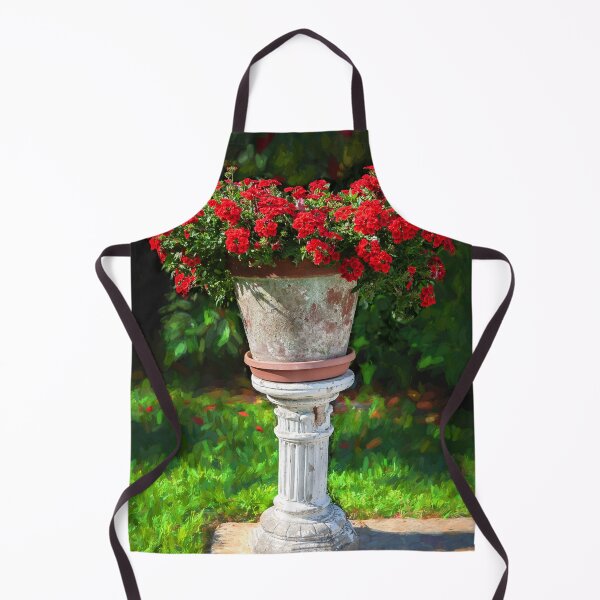 Item preview, Verbena, Red Verbena on Pedestal designed and sold by RichFrancoCars.