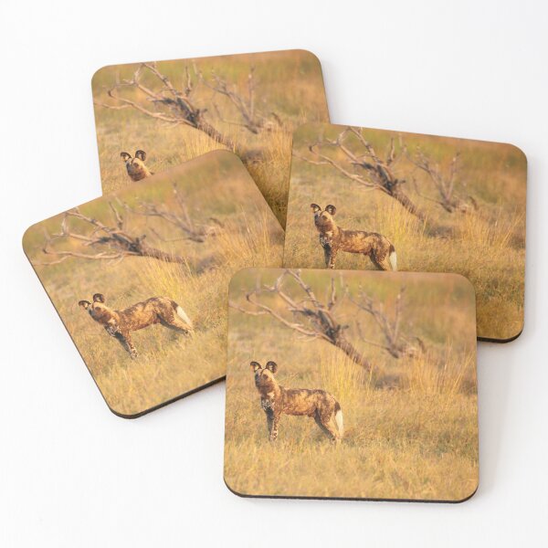 Item preview, African Wild Dogs On Watch designed and sold by Kay Brewer.