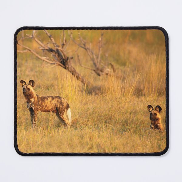 Item preview, African Wild Dogs On Watch designed and sold by Kay Brewer.